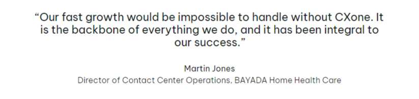 Enhanced employee productivity and engagement - Quote Bayada Home Health Care