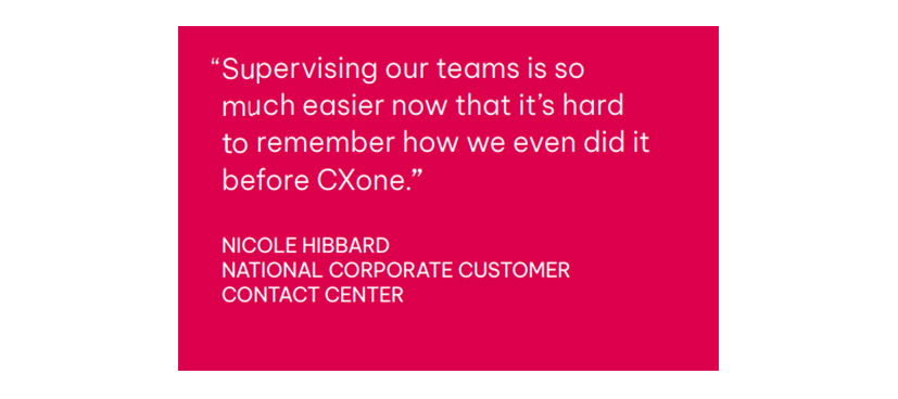 Solutions for contact center end users - Quote from National Corporate Customer Contact Center