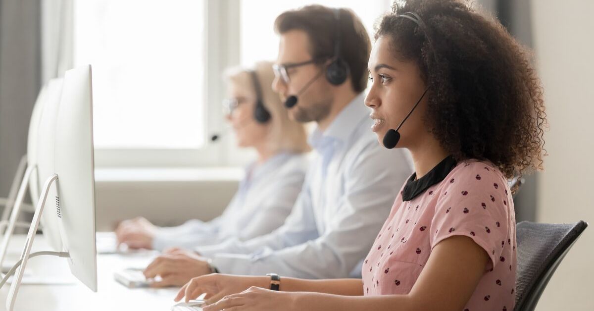 phone, email and chat interactions