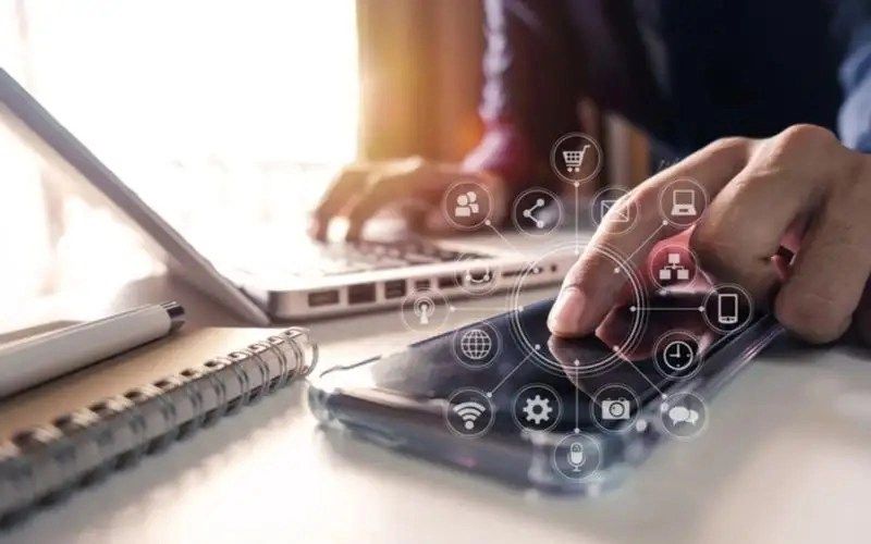 businessman hand working finances