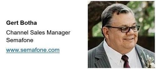 Gert Botha, Channel Sales Manager, Semafone