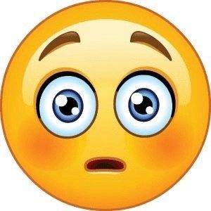 embarrassed emoticon flushed red cheeks