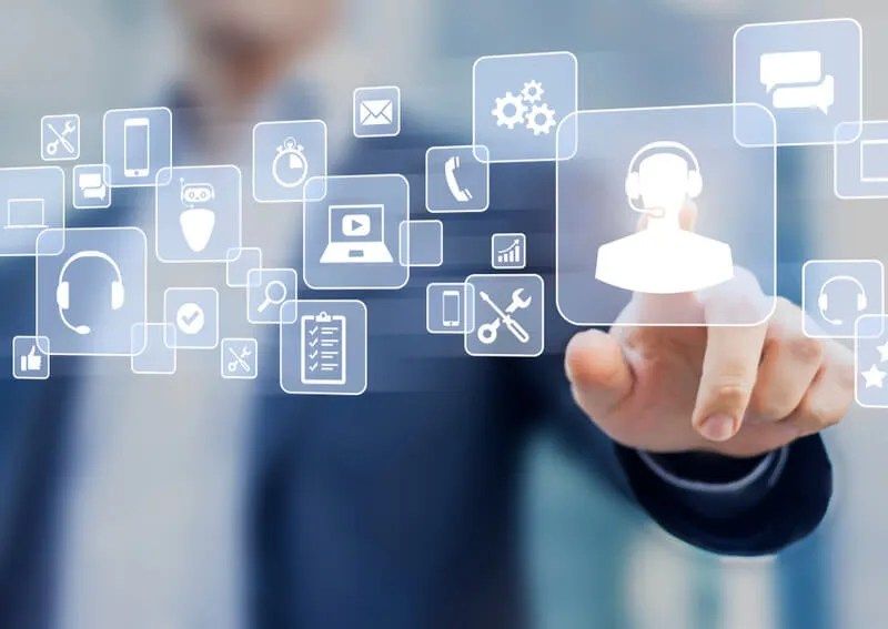 technical support concept business person