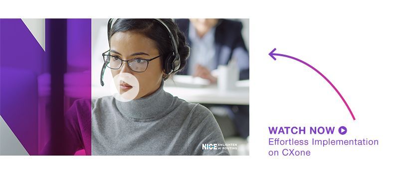effortless implementation on cxone