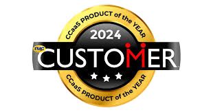 2024 CUSTOMER Contact Center as a Service (CCaaS) Product of the Year Award logo