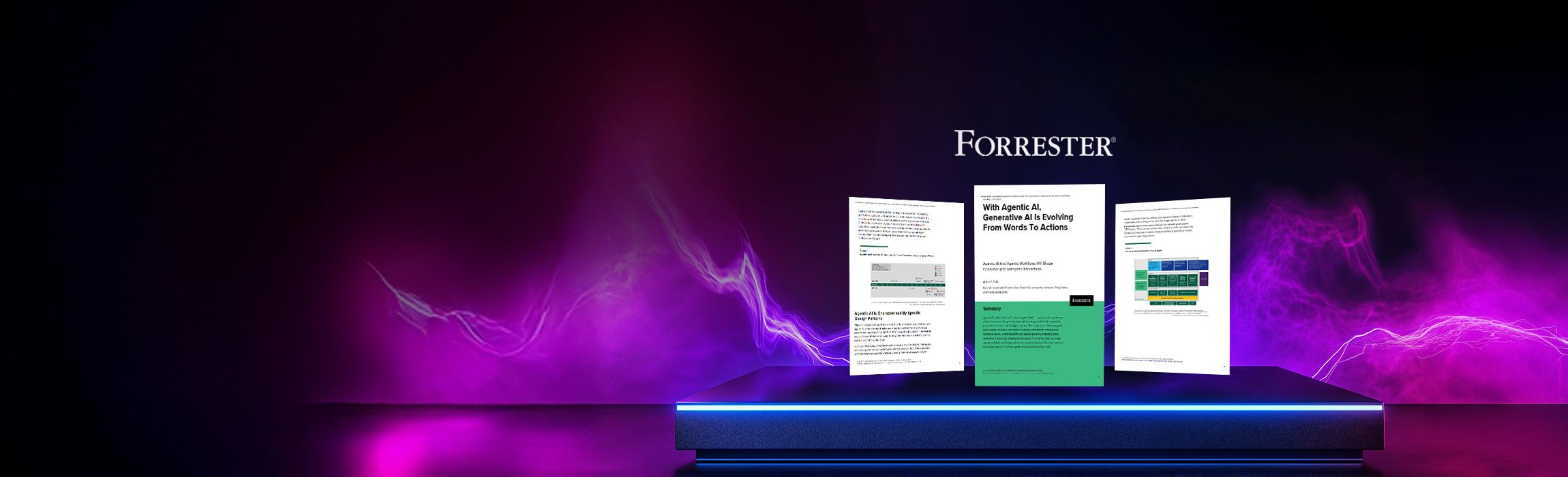 Forrester Agentic AI Trends report banner