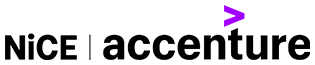 NiCE and Accenture logos