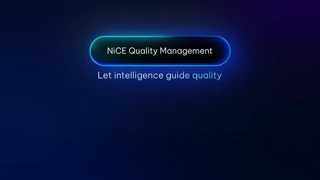 AI CX Quality Management | NiCE