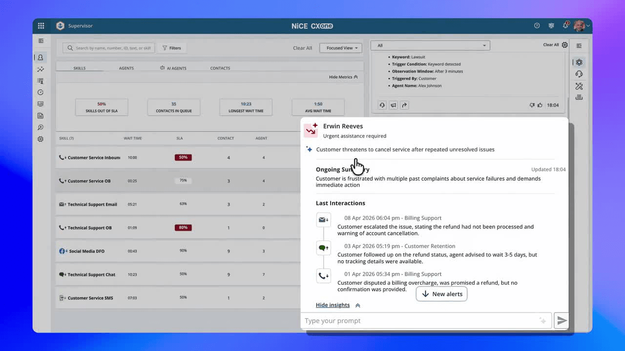 Supervisor: One view to manage human and AI agents, together