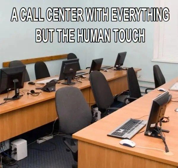 a call center with everything but the human touch