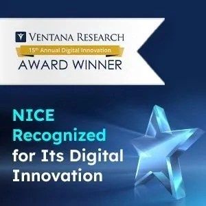 NiCE Wins Digital Innovation Award for Customer Experience Excellence