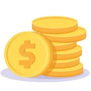coins emoji emoticons smile emotional icons