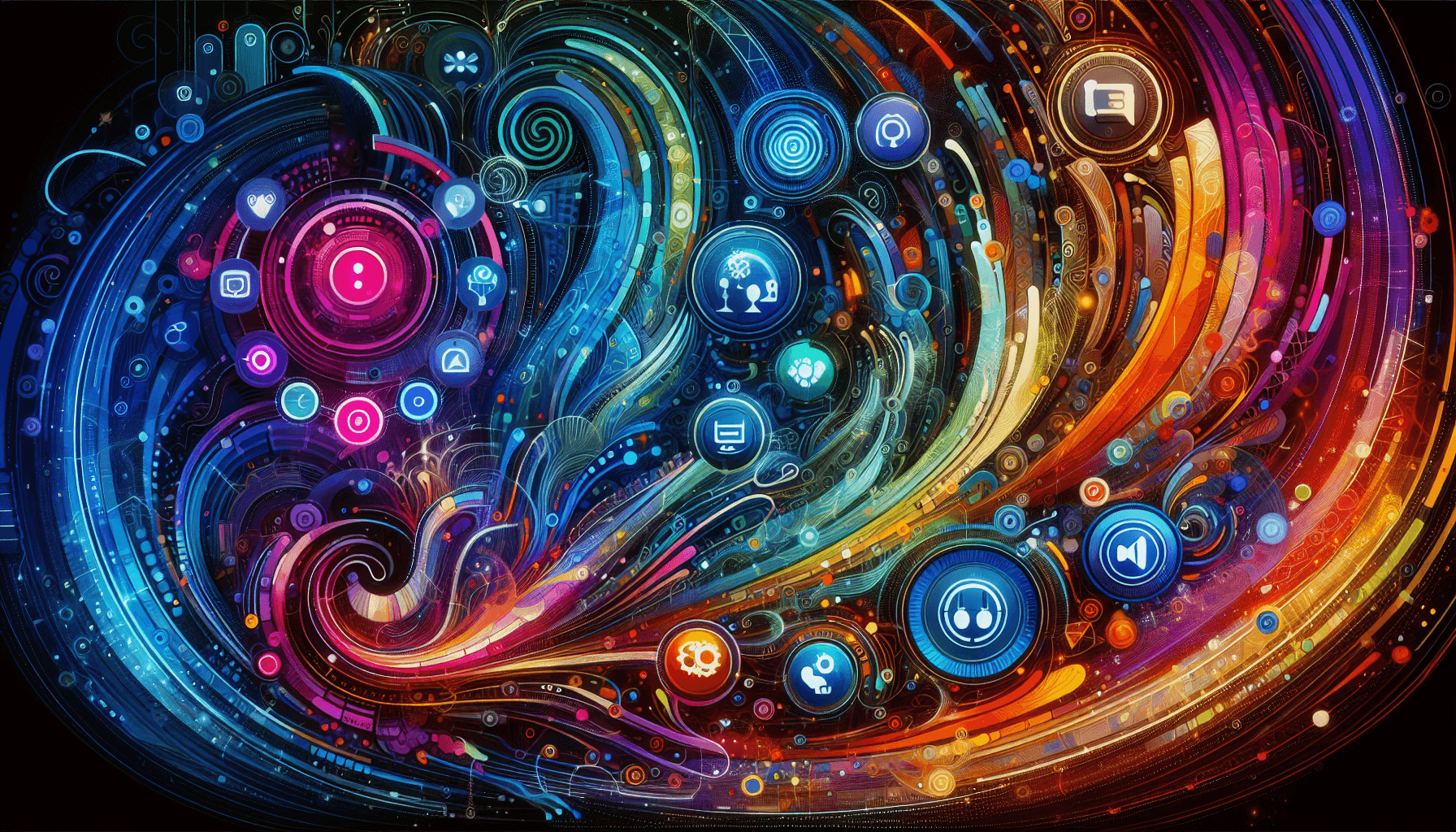 An artistic depiction of various self service portals available in 2024.