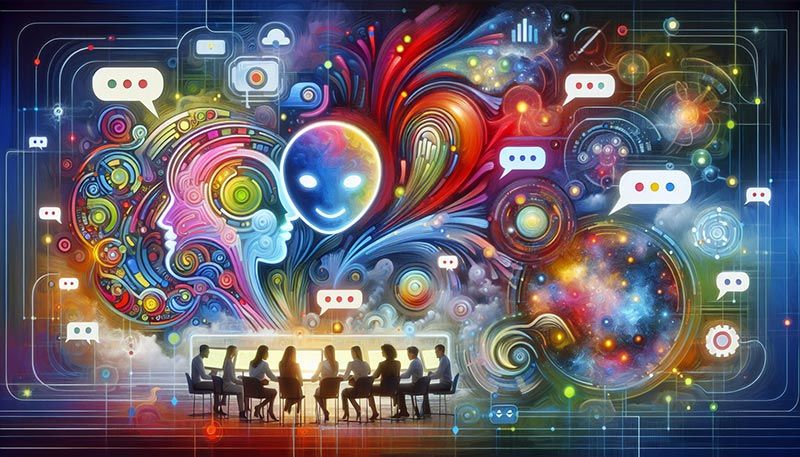 A visual representation of understanding generative AI in customer support.