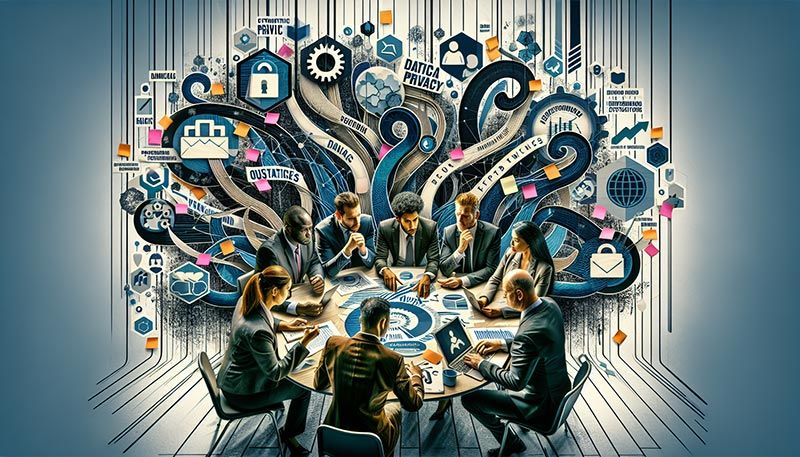 An illustration depicting challenges faced in real-time personalization.