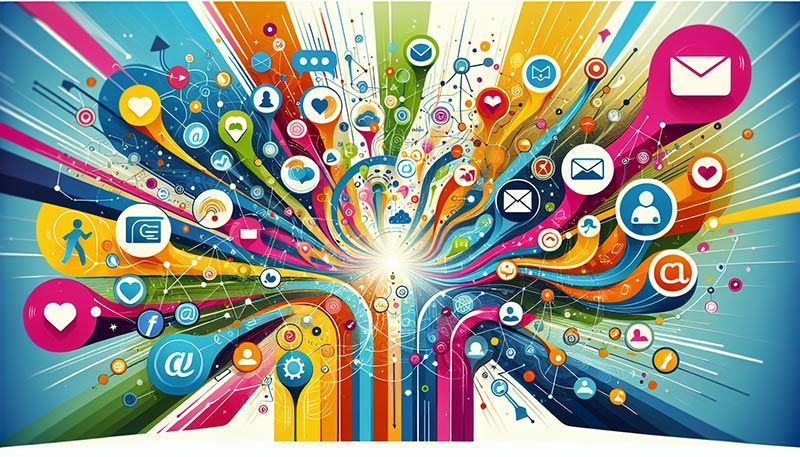 An illustration depicting the importance of unified customer experience across multiple channels.
