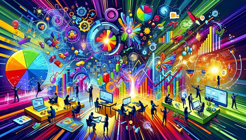 An illustration depicting various strategies for mastering predictive customer support.