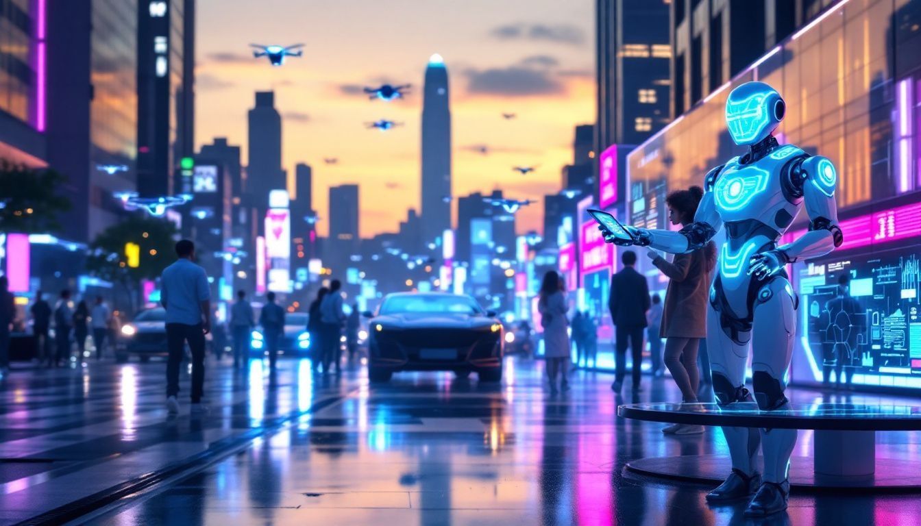 A visual representation of AI-driven solutions enhancing customer experience automation.