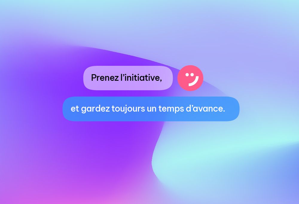 Anticipez les besoins de vos clients et résolvez les problèmes avant même qu’ils n’apparaissent, grâce à un engagement personnalisé et conforme.